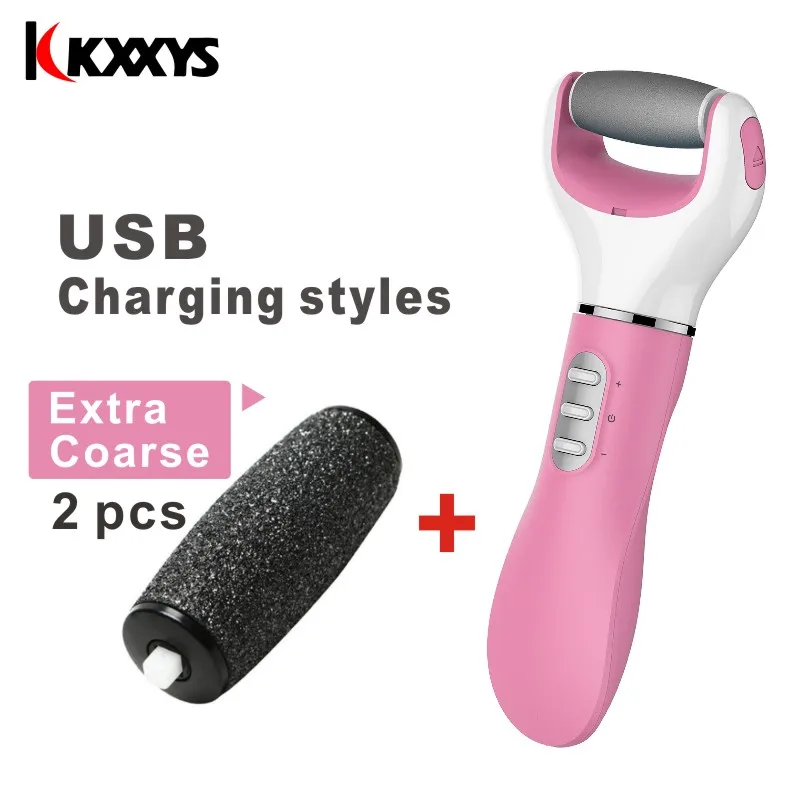Upgraded Charging(P) Электрический прибор для удаления мозолей на пятке/Средство для ухода за пилочкой ног/устройство для удаления омертвевшей кожи ног для педикюра usb-подзарядки - Цвет: Upgraded Charging(P)