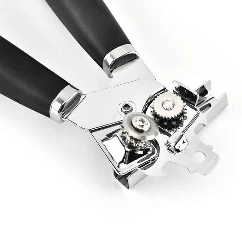 

Manual Can Opener, 4 in 1 Manual Can Opener with Smooth Edges, Stainless Steel Can Opener Is Easy to Use