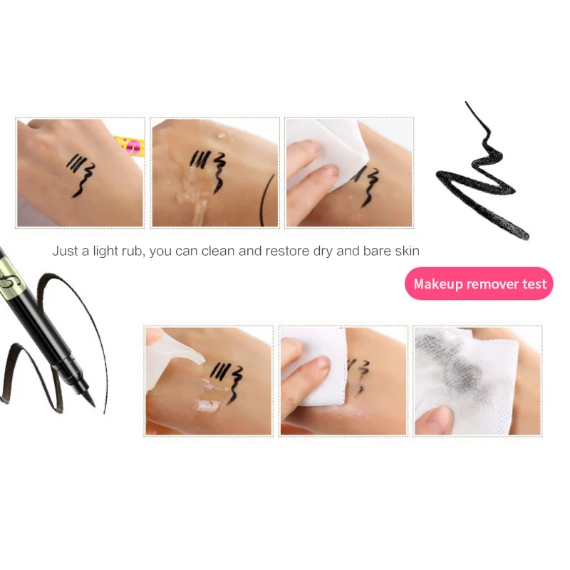 2 In1 Double Head Eyeliner Stamp Liquid Pencil Makeup Moon Star Heart Seal Pen Quick Drying Smooth TSLM2 |