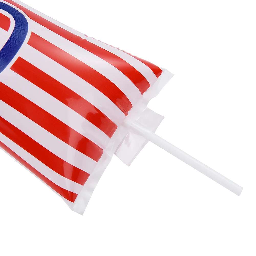 

Bam Bam Thunder Sticks Red and Blue Noicemaker Inflatable Cheering Sticks 1 Pair Per Pack