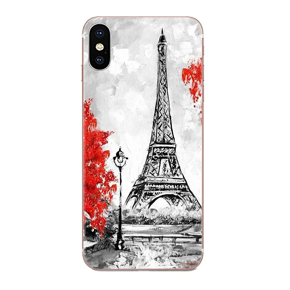 Лондон Париж Нью-Йорк влюбленный Осенний клен для samsung Galaxy Note 5 8 9 S3 S4 S5 S6 S7 S8 S9 S10 5G