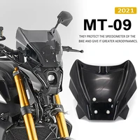 new 3 color motorcycle accessories windshield windscreen wind shield deflectore for yamaha mt09 mt 09 sp 2021