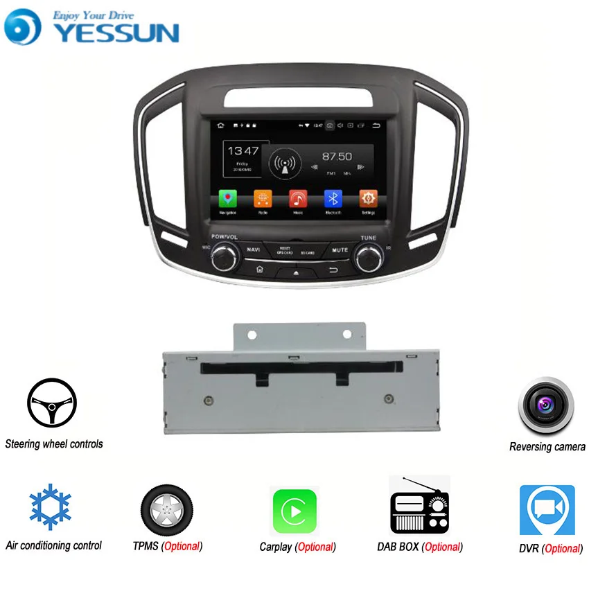 Автомобильный мультимедийный плеер YESSUN 4 Гб ОЗУ для Opel Insignia 2014 ~ 2015 с GPS-навигацией