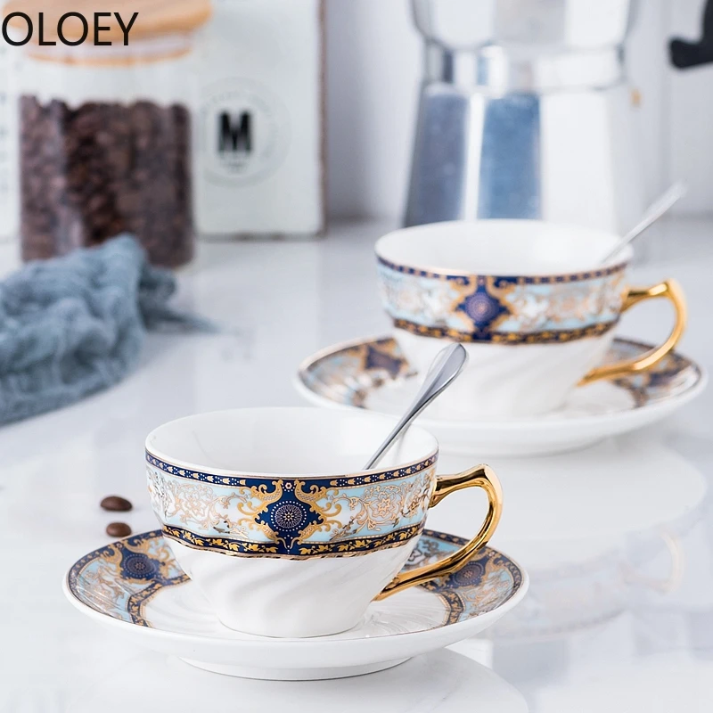 Японский Европейский костяной фарфор кофейная чашка и блюдце набор Королевский