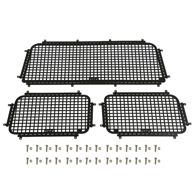 

Stainless Steel Window Mesh Protective Net for 1/10 RC Crawler Car AXIAL SCX10 III AXI03007 Upgrade Accessories