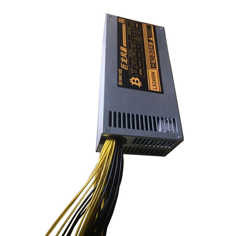 Источник питания для горной установки 2400 Вт 6PIN* 10 ATX 12V 199A Antminer S9 S7 L3 WhatsMiner M3 ETH BTC LTC DASH Miner PSU F