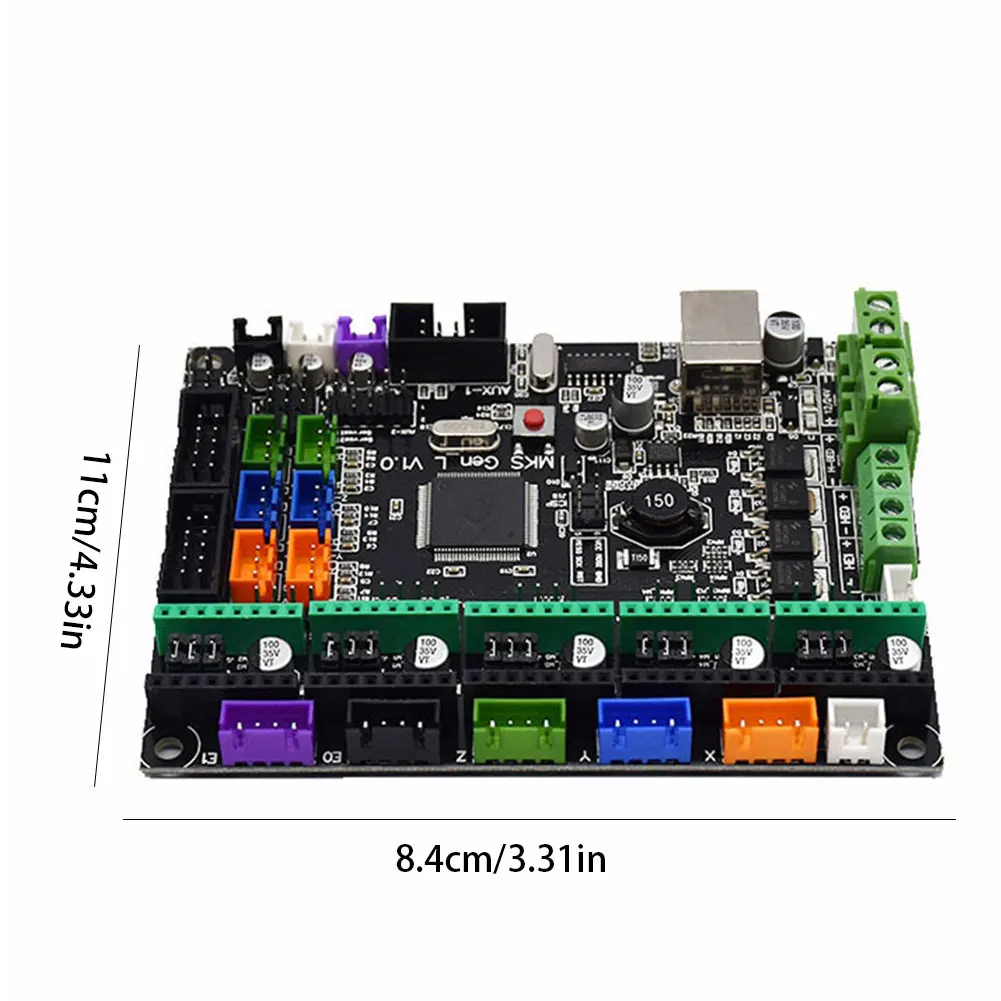 

3D Printer Control Board MKS Gen-L V1.0 32Bit Mainboard Motherboard USB Cable 57 And 86 Stepper Motors 3D Printer Motherboard