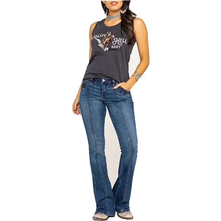 

Women's jeans slim slimming washed flared pants women's trousers trousers