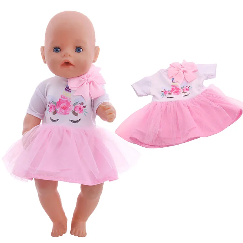

43cm New Born Baby Doll Unicorn Dsiney Clothes For 18 Inch American Of Girl`s&43-45cm Baby New Born Doll Zaps Our Generation Toy