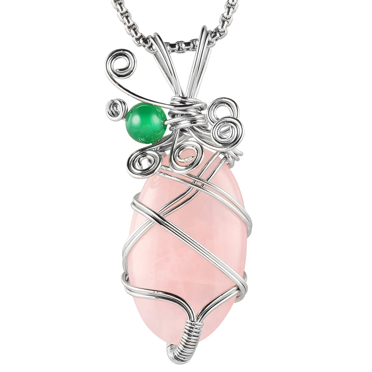 

Women Pendants Wire Wrap Healing Crystal Reiki Chakra Pendants Jewelry Making