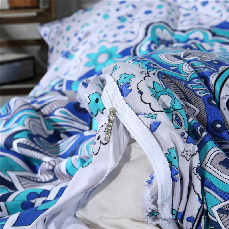 

Bohemia design Elephant printing bedding set bedclothes bed set duvet cover sets pillowcase muti size bed line Home Textile