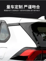 for toyota rav4 rav 4 2020 car abs rear window spoiler side wing triangle cover trim molding garnish auto styling sticker