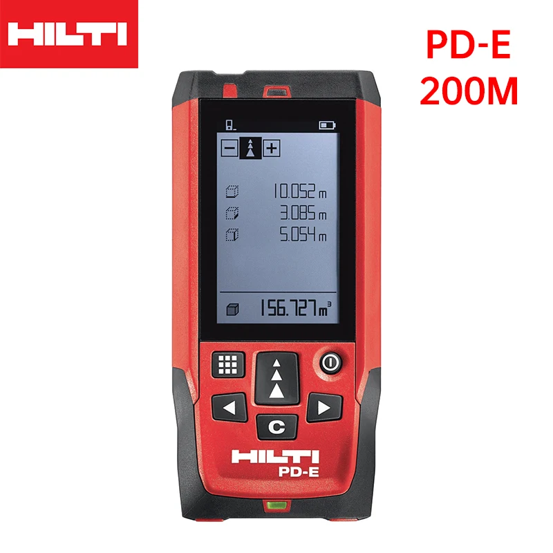 HILTI PD-E Высокоточный инфракрасный лазерный инструмент электронный дальномер 200 м