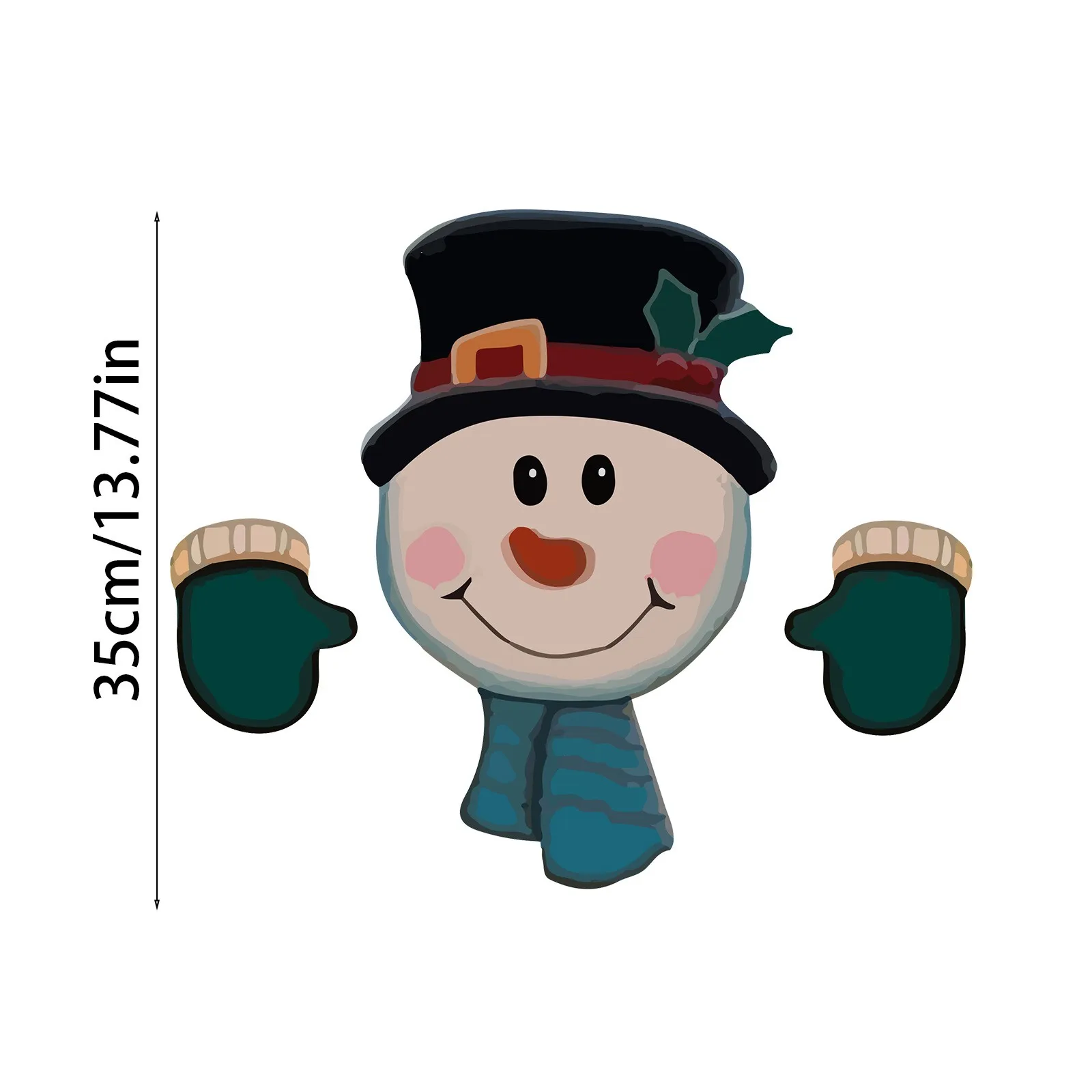 Новый модный дизайн забор из ПВХ в виде Санта-Клауса снеговика знаки