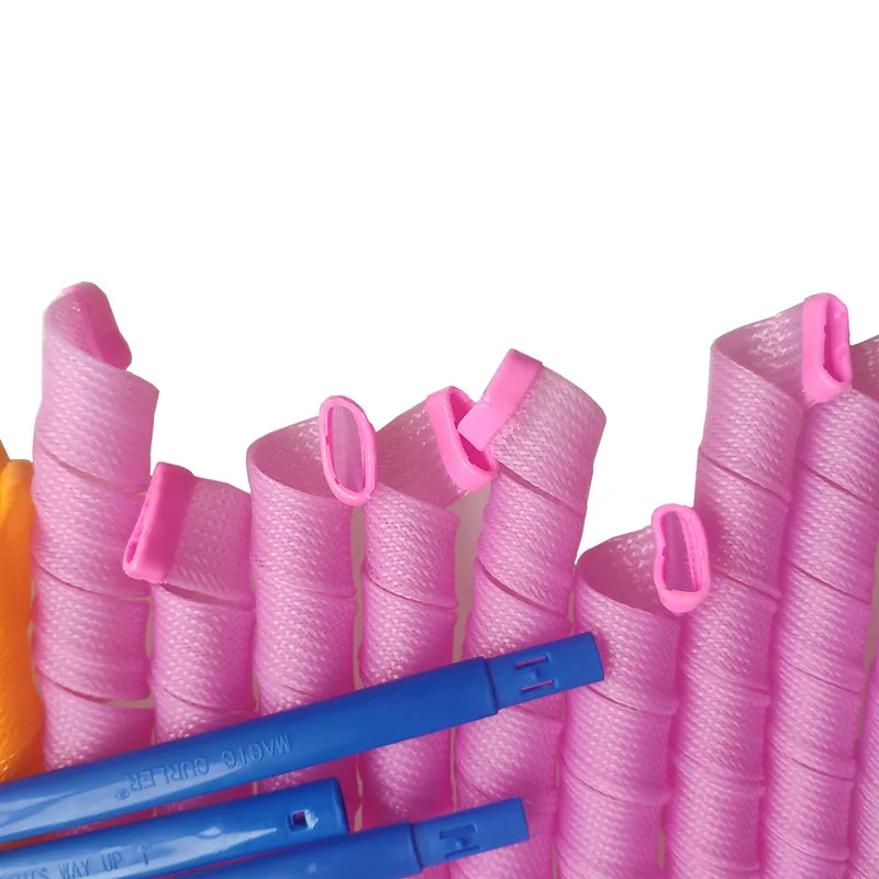 Набор волшебных роликов для волос 18 шт 65*2 5 см пластиковые бигуди без