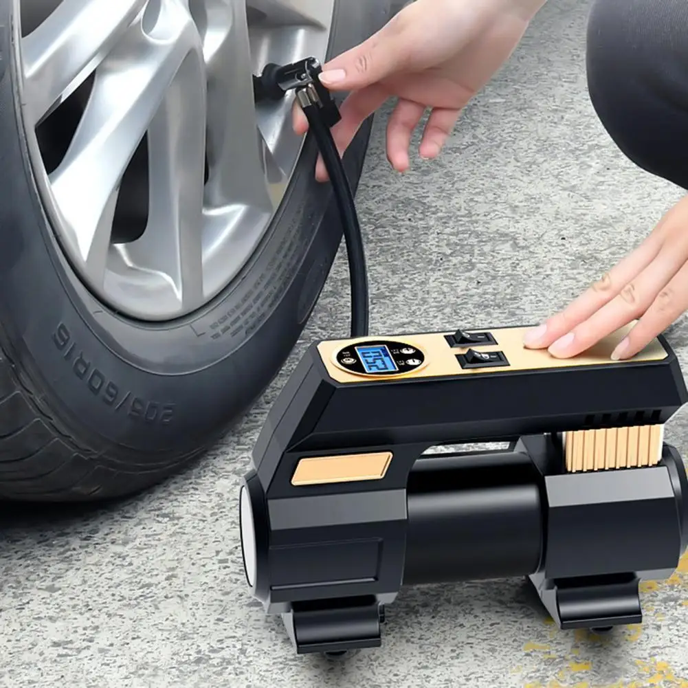 

50% Hot Sales Car Air Pump Strong Power 30s Quickly Pumping Plastic Pointer/Digital Pressure Inflator Compressor for Auto