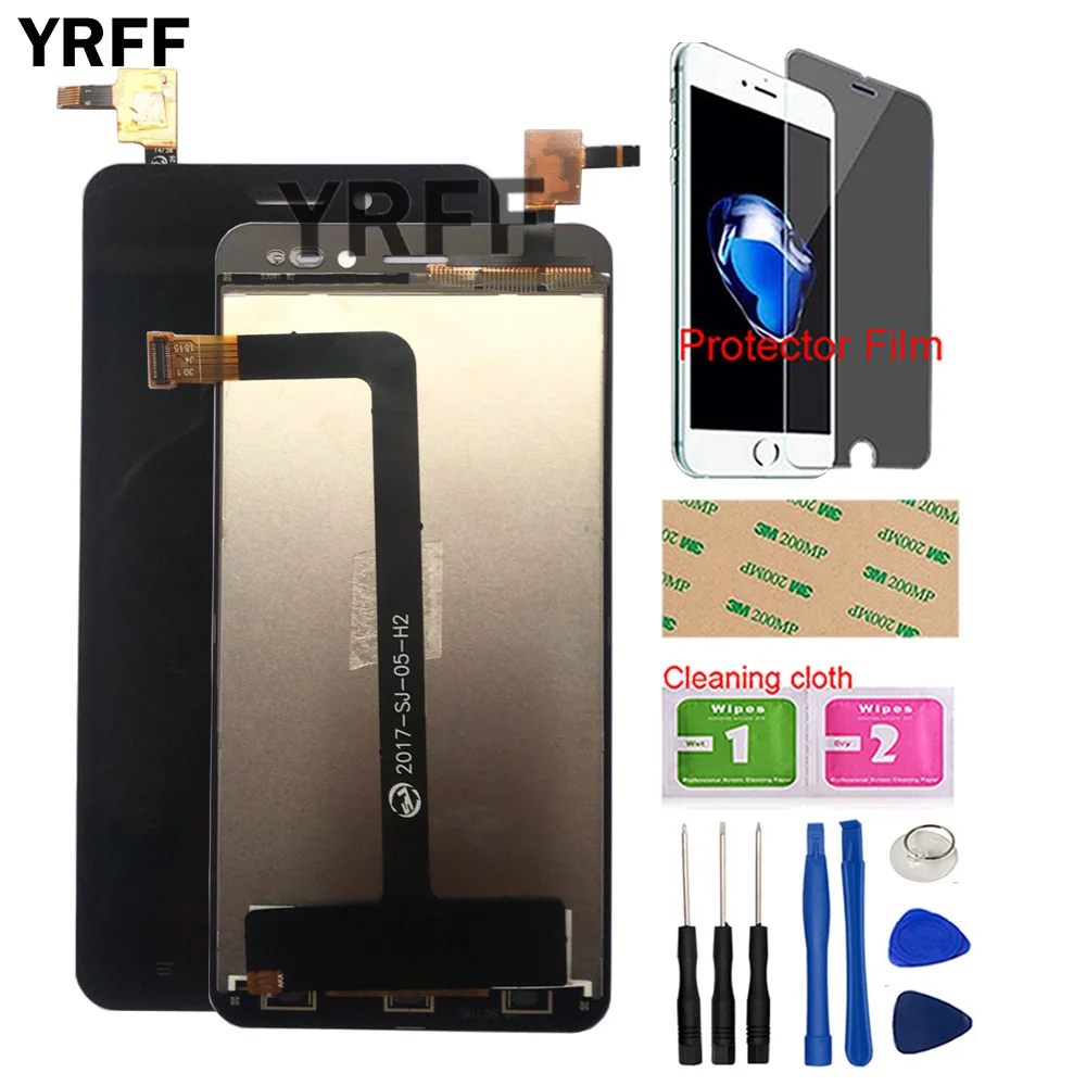 

5'' Mobile LCD Display Touch Screen For Explay Pulsar LCD Display + Touch Screen Digitizer assembly Tools Protecotr Film