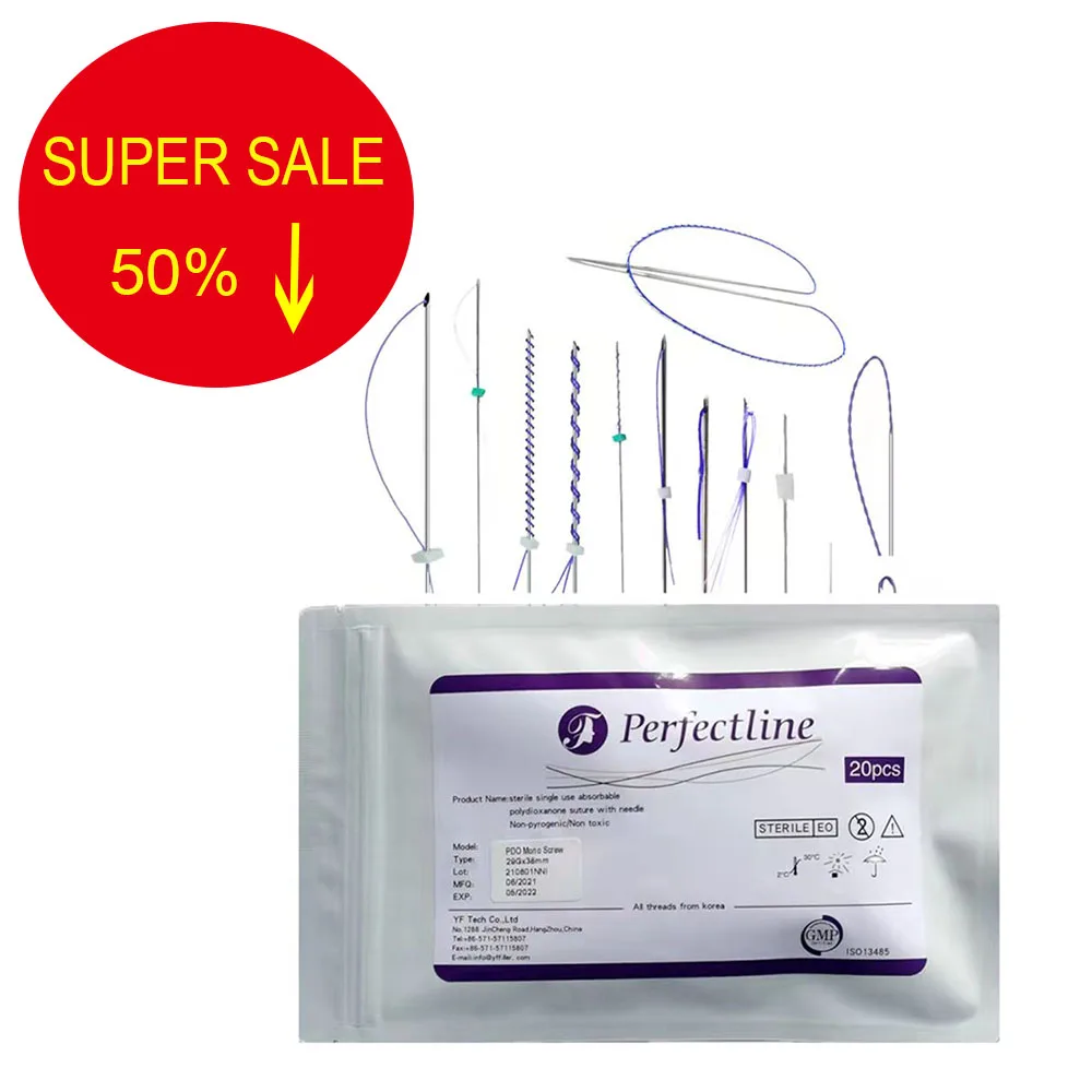 

Perfectline PDO/PCL Thread Lifting 20pcs for Removing Wrinkles Super Sale