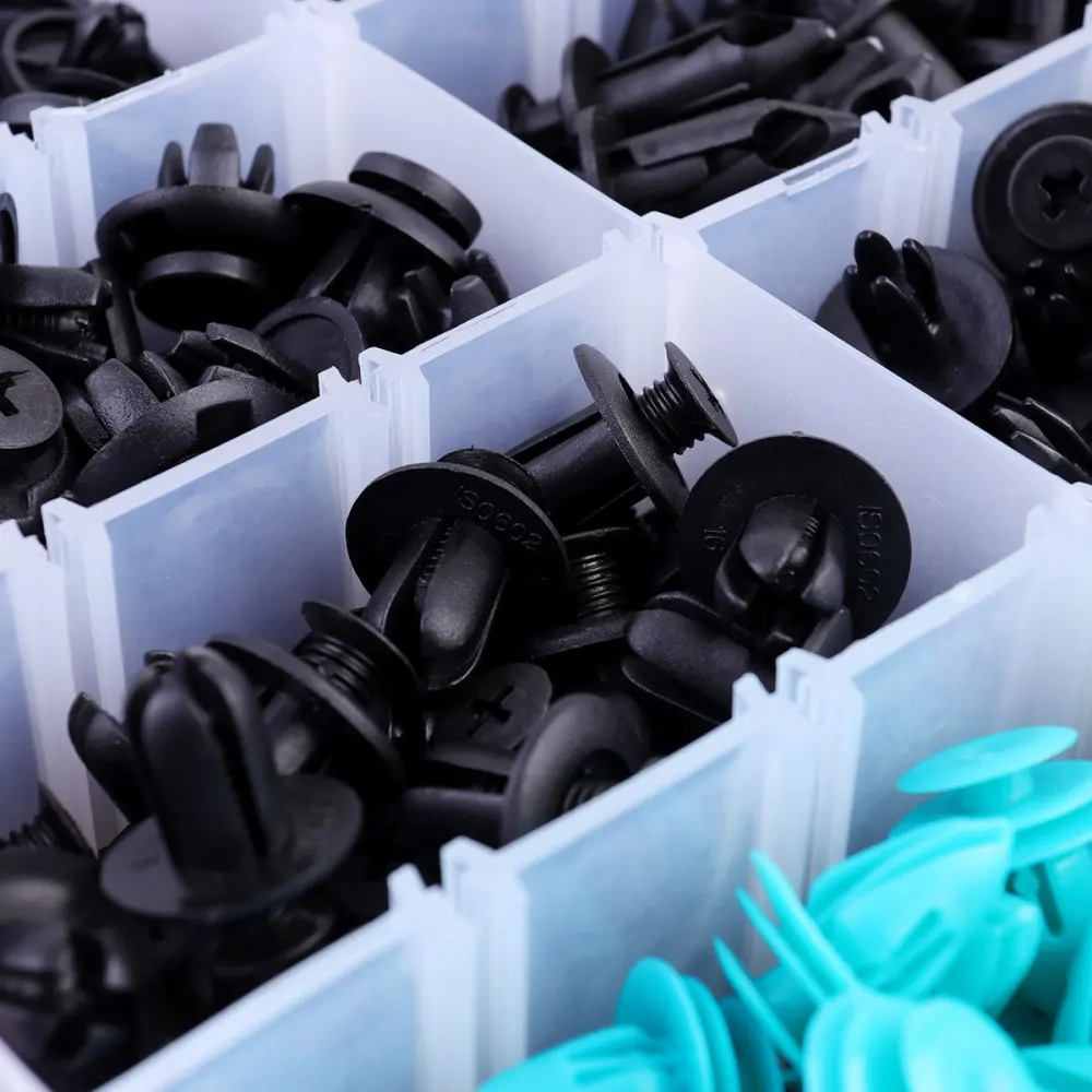 340 шт. Заклепки Крепеж Удобный прочный профессиональный нажимной штифт заклепки