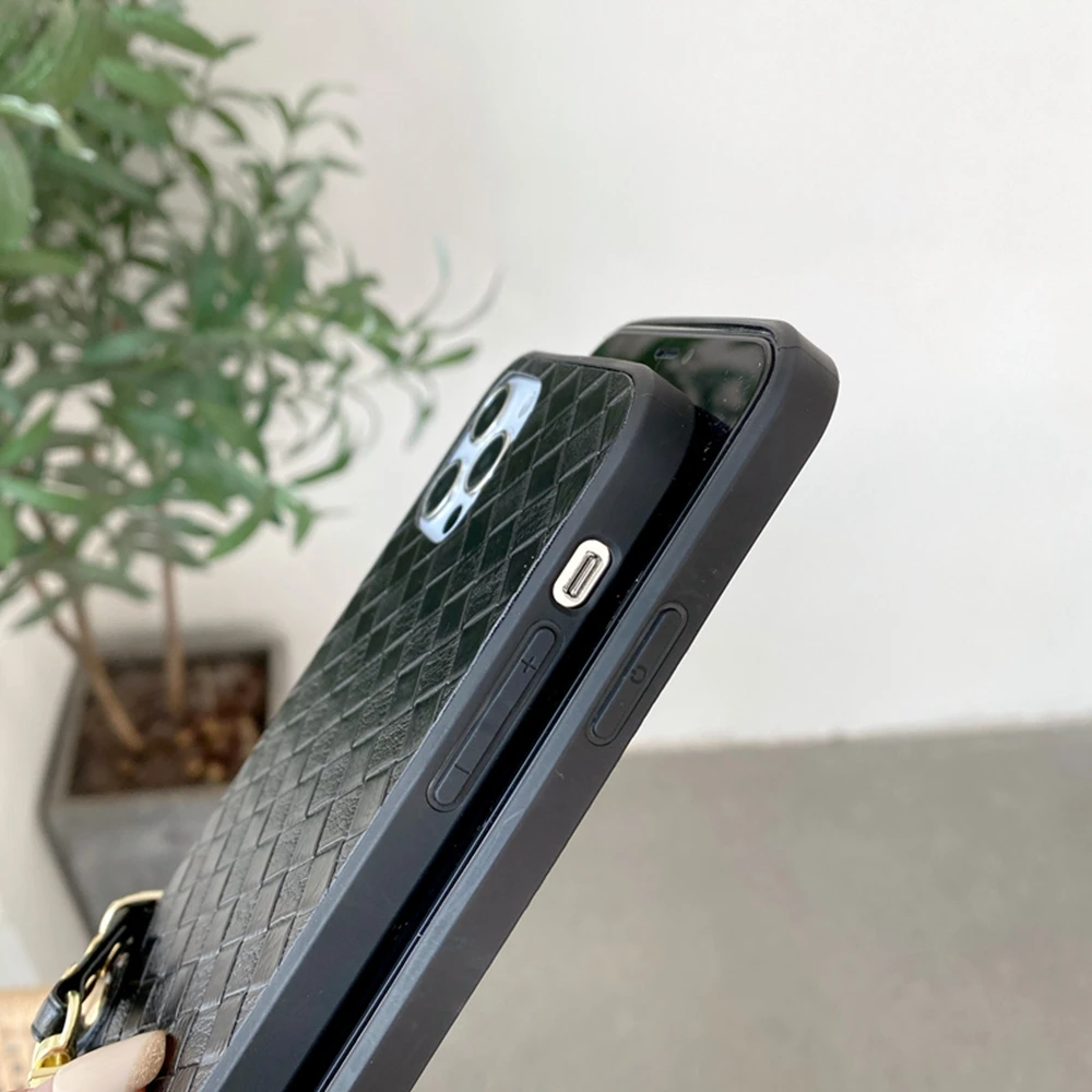 fashion luxury woven phone case for samsung a31 a41 a51 a71 a10 a20 a30 a40 a50 a60 a70 a80 lanyard neck strap cord rope cover free global shipping