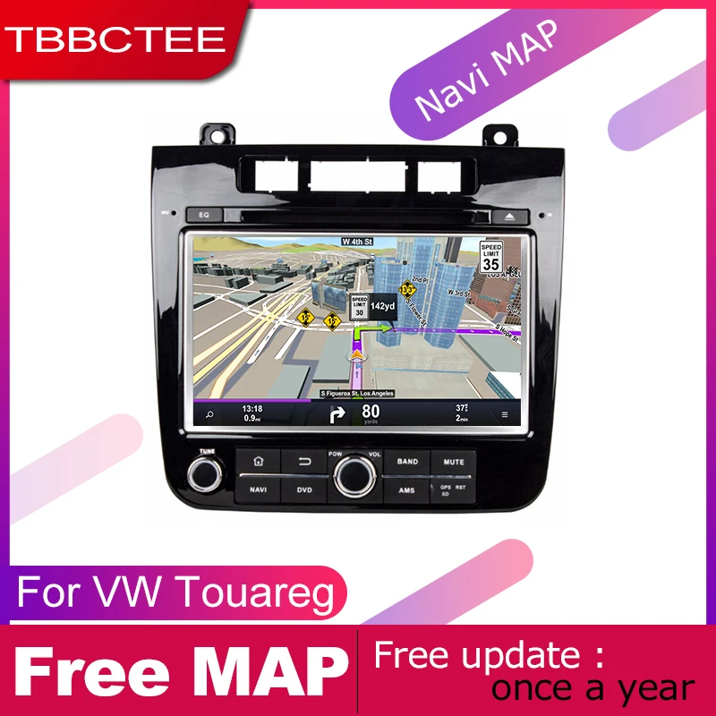 Автомобильный dvd-плеер TBBCTEE мультимедийный проигрыватель с gps для Volkswagen VW Touareg 2010 ~