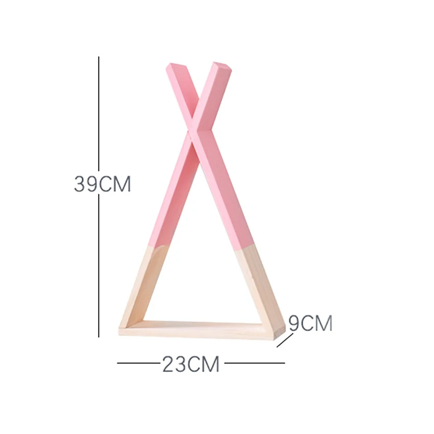 Nordic Стиль треугольная коробка для хранения полки детской комнаты стеллаж