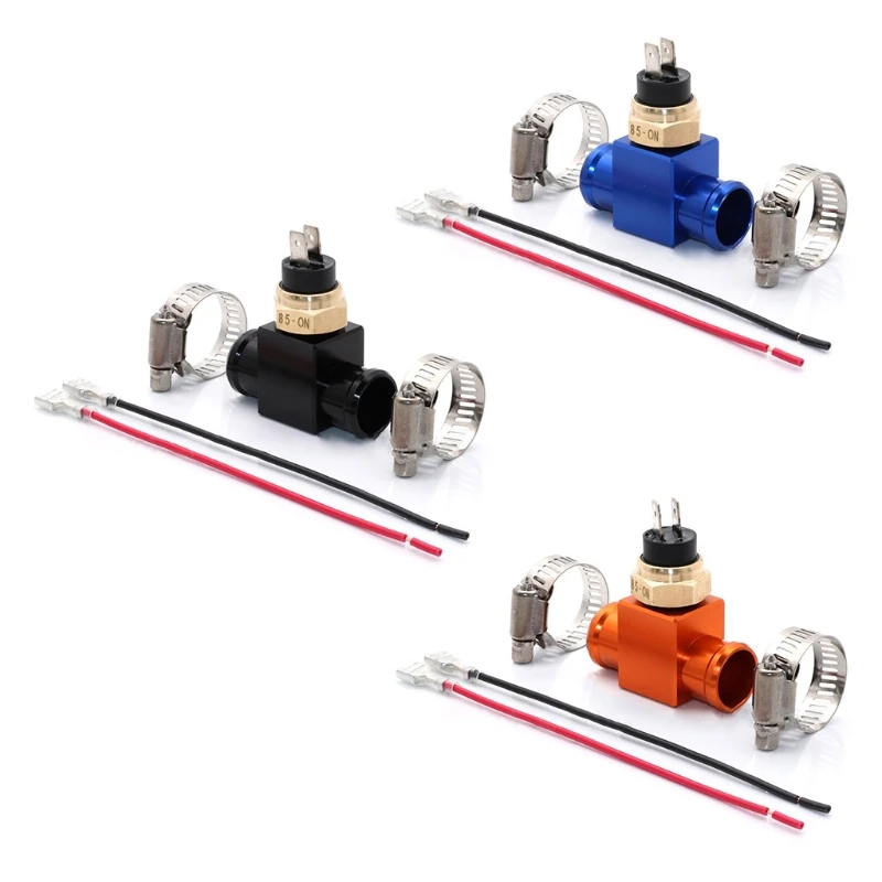 

Scooter Motorbike Accessories Durable Aluminum Alloy Temperature Switch Radiator Fan Thermostat for Motorcycle