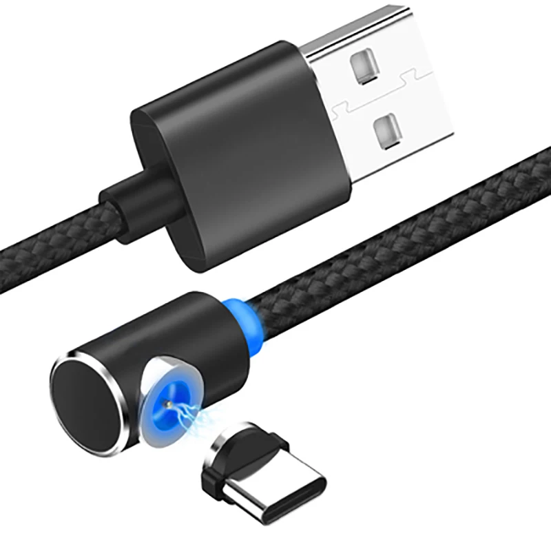 Магнитный кабель для быстрой зарядки 1 м 2 4 А Micro USB Тип C зарядное устройство iPhone X