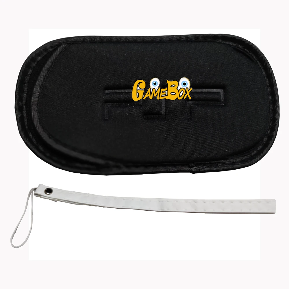 

10PCS/LOT For PSP1000 2000 3000 Soft Cloth Protective Travel Portable Storage Bag Pouch Case+Hand Wrist Strap