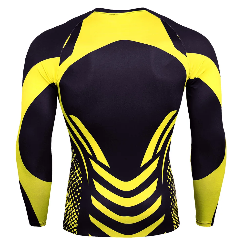Рубашка с длинными рукавами Mma Rashguard Muay спортивная одежда в тайском стиле эластичная футболка для занятий боксом и фитнесом