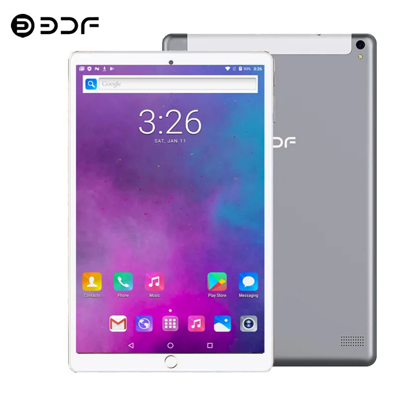 Планшет BDF с 10 1 дюймовым дисплеем восьмиядерным процессором ОЗУ 4 Гб ПЗУ 64 ГБ 7 8 9