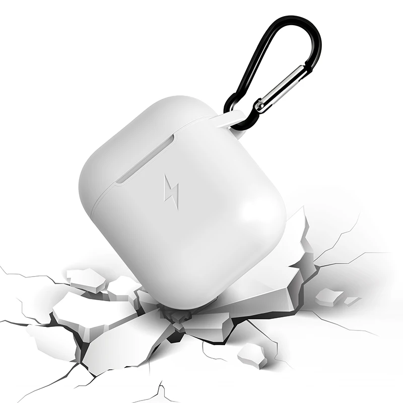1 комплект, беспроводной чехол для зарядки Airpods QI, Стандартный беспроводной зарядный приемник, совместимый с беспроводным зарядным устройством, новинка