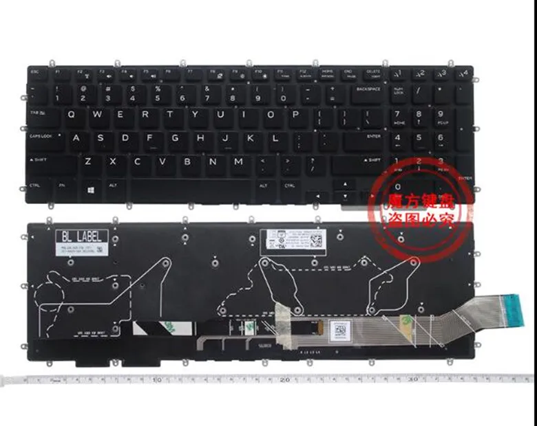 Новинка для DELL Alienware M15 M17 R1 клавиатура с Цветной подсветкой без рамки США