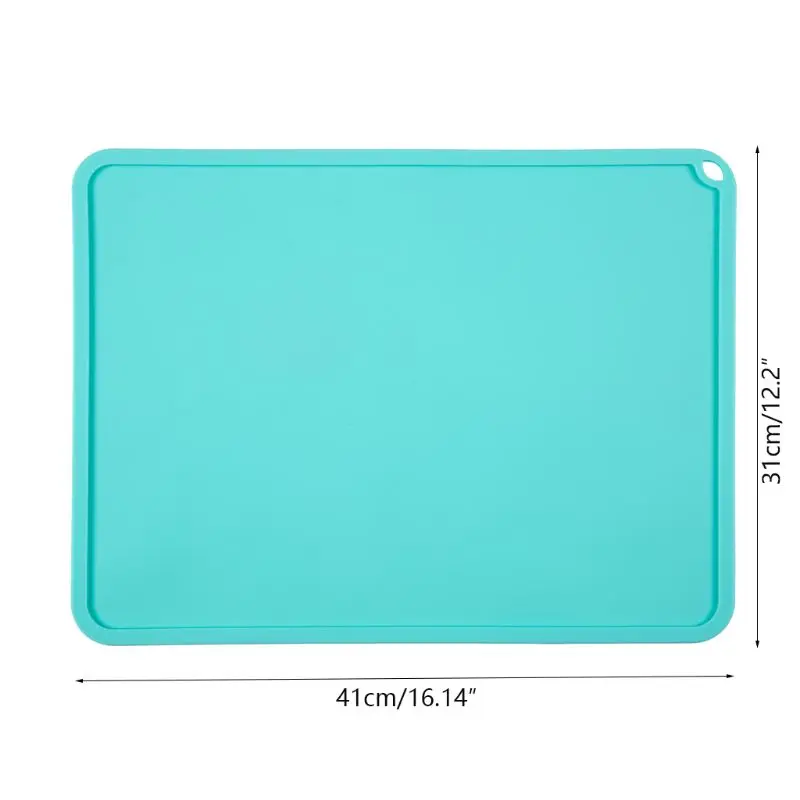 

J60B Children Adult Toddler Silicone Placemat Dining Table Mat Non-Slip Heat Resistant Waterproof