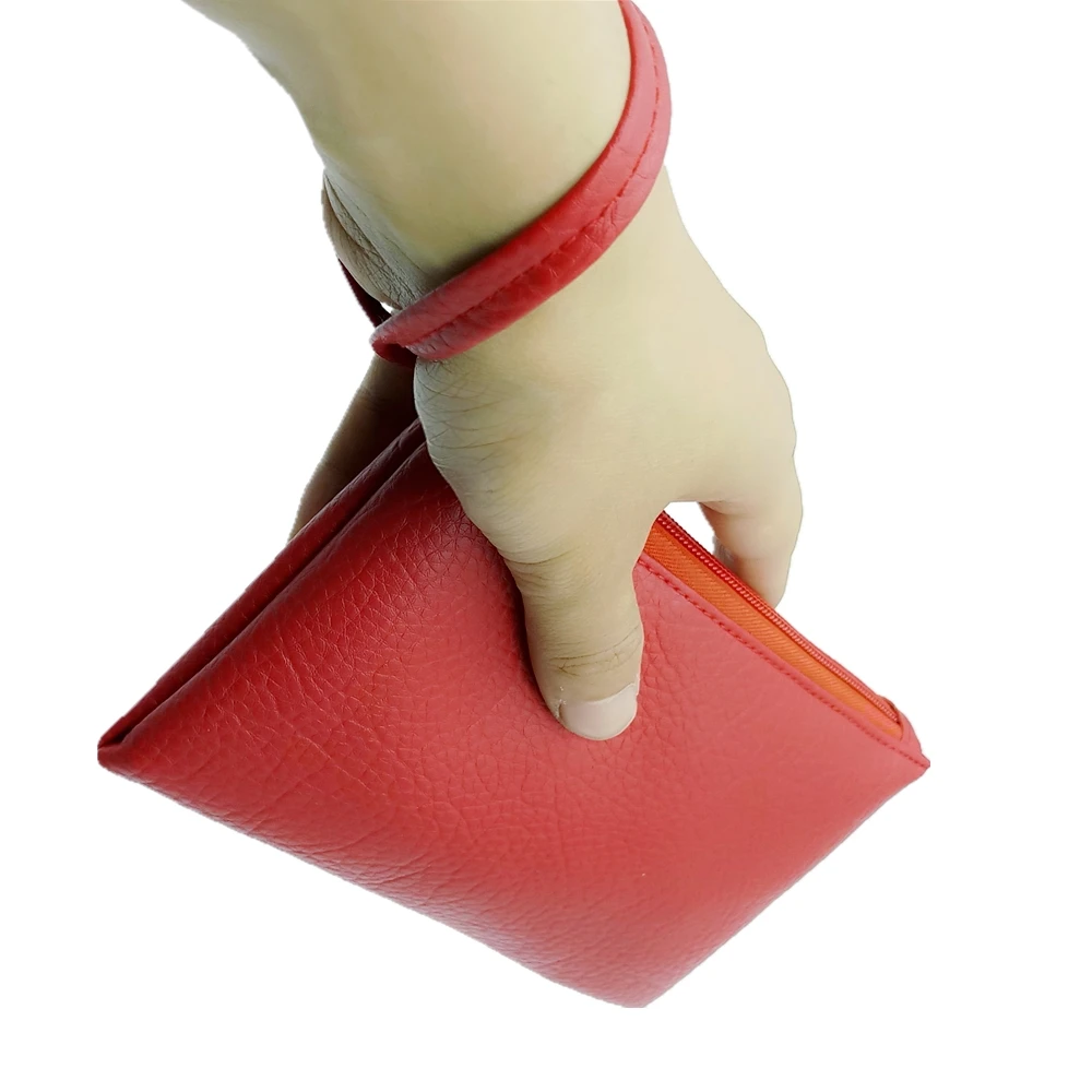 Мужские и женские кошельки 2018 красного цвета сумка из искусственной кожи с