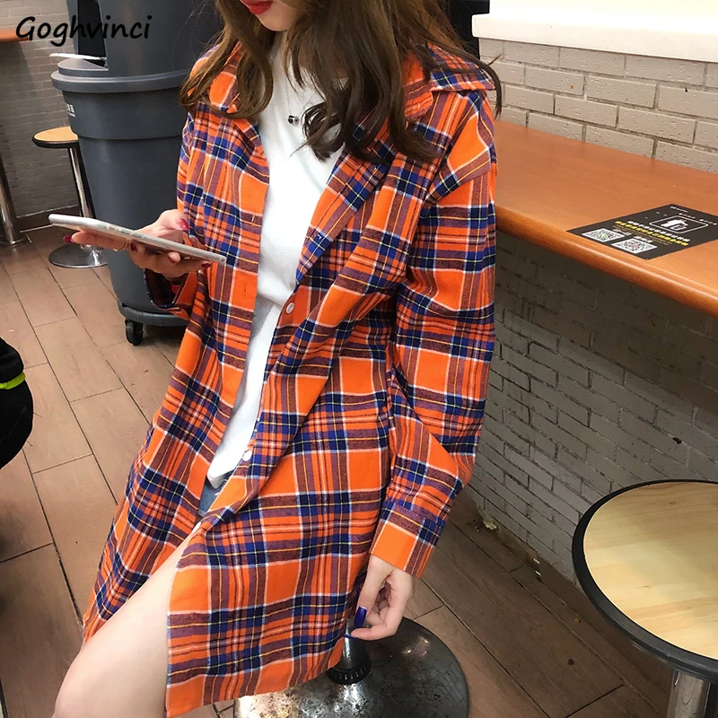 Женские рубашки в клетку простые элегантные женские топы и блузки большого