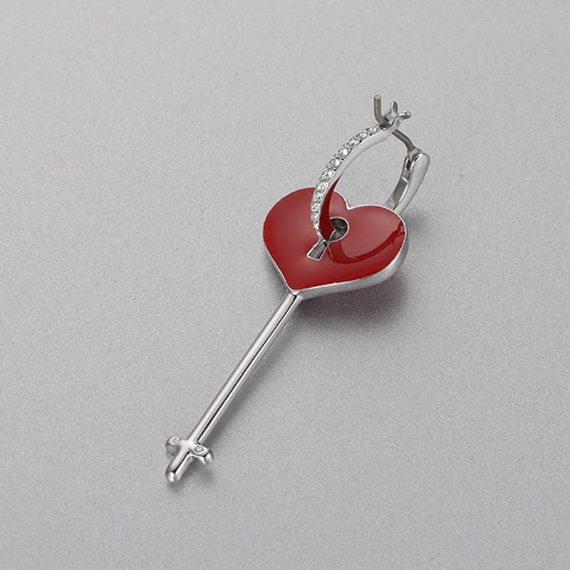 

Fashion Charm Original 1:1 Copy, Romantic Love Exquisite Versatile Elegant Ear Clip Female Luxury Jewelry Gifts