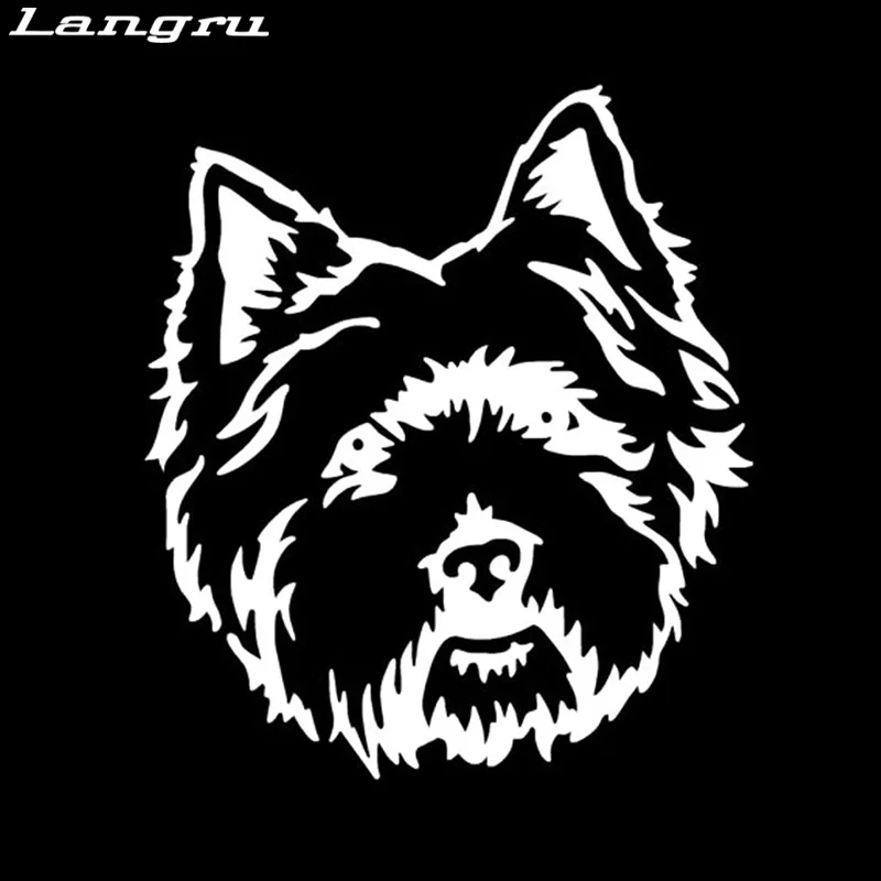 Новый стиль West Highland White Terrier Westie автомобильные наклейки с собаками симпатичная