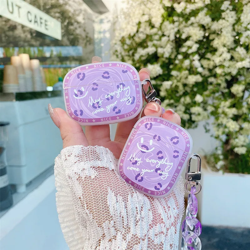 Чехол для наушников Airpods 1 2 Pro милый 3D-чехол с имитацией камешков в воде защитный