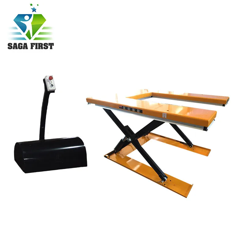 1Ton Lifting Capacity U Shape Scissor Lift Platform |