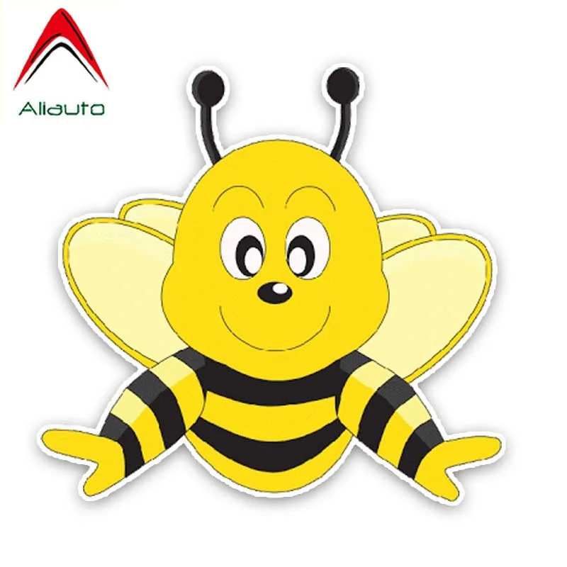 Забавные автомобильные наклейки Aliauto Переводные картинки с пчелами из ПВХ для
