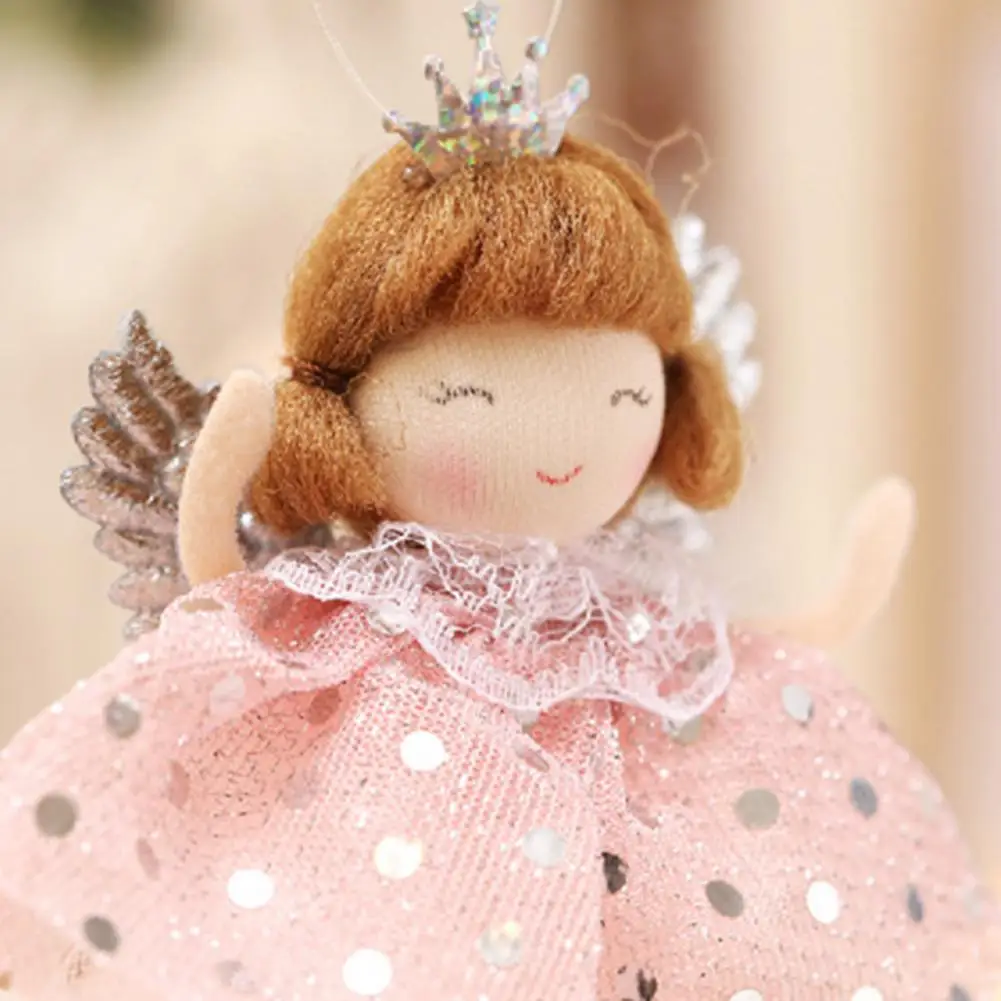 

Angel Bag Pendant Decorative Fashion Fabric Christmas Room Decor Doll Ornament for Festival