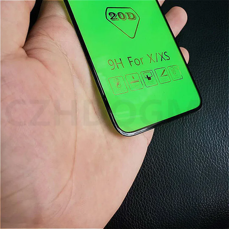 10 шт./лот 20D полное покрытие закаленное стекло для Xiaomi Redmi Note 7 8 Pro K20 9T CC9e A3 Защитная