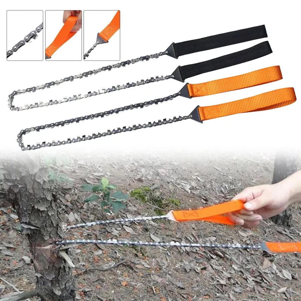 

103cm Pocket Steel Saw Wire Camping Hunting Travel Emergency Survive Tool Stainless Rope Chain Saws Travel Camping Survival Tool
