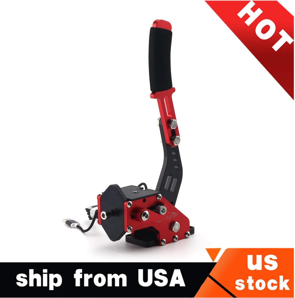 

US STOCK Brake System Handbrake for Rally for Logitech g29/g27/g25 PC 64bit Hall Sensor USB SIM For Racing Games T300 T500