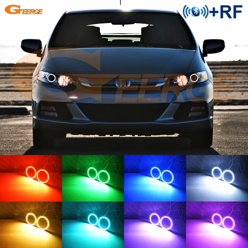Для Honda INSIGHT 2009 2010 2011 2012 2013 2014 RF remote Bluetooth APP многоцветный ультра яркий RGB комплект