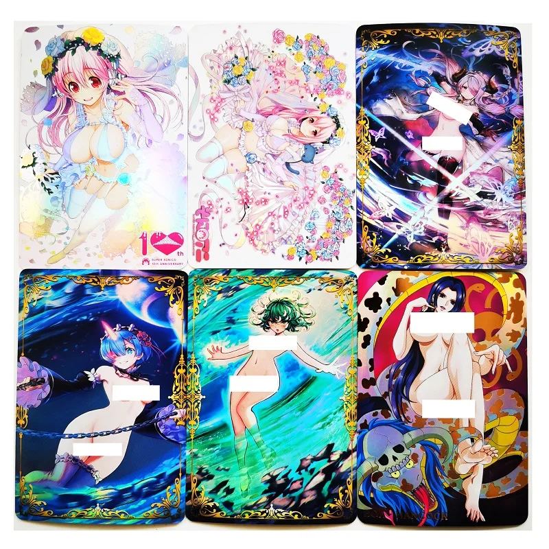 10pcs/set ACG Beauty Boa One Piece Hancock Rem Tatsumaki Sexy Girls Hobby Collectibles Game Anime Collection Cards