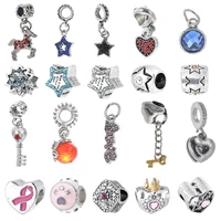 2pcslot new arrival shinning star charms pendants fits brand bracelets diy fashion jewelry accessary making for women
