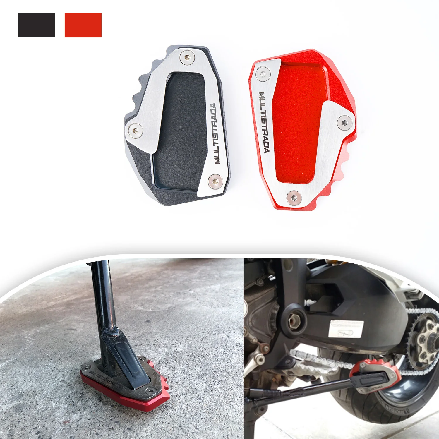 Для Ducati Multistrada 950 1000 1200 1260 мотоцикл Выдвижная подставка удлинительная пластина