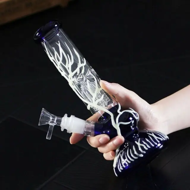 

Glow in the Dark Glass 10" Creative Luminous Glass Toy Set Borosilicate Luminous Toy